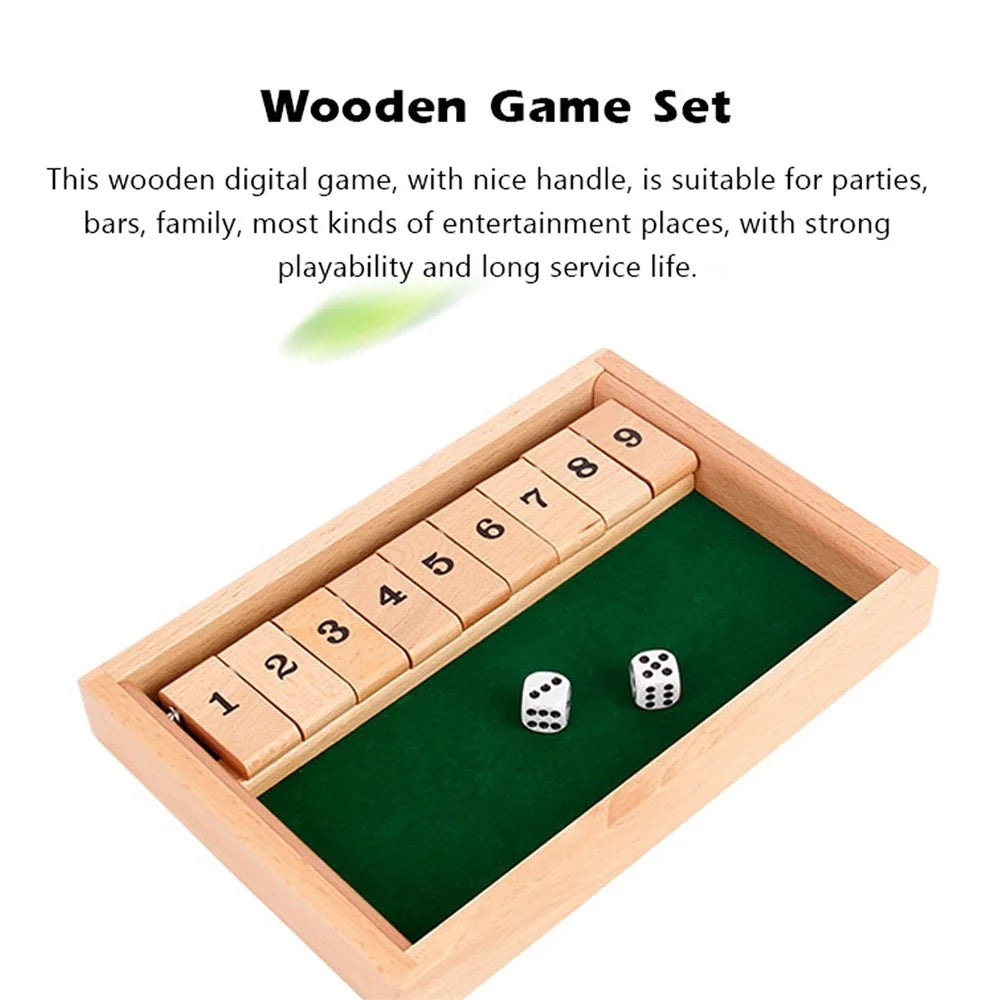 For Bar KTV Leisure Entertainment Wooden Toys Game Dices Set - 7