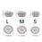 Earbuds Ear Tips Replacement for Airpods Pro Ture Wireless EarBuds for In-Ear Headphone Accessories - Black/3 Pairs - 3