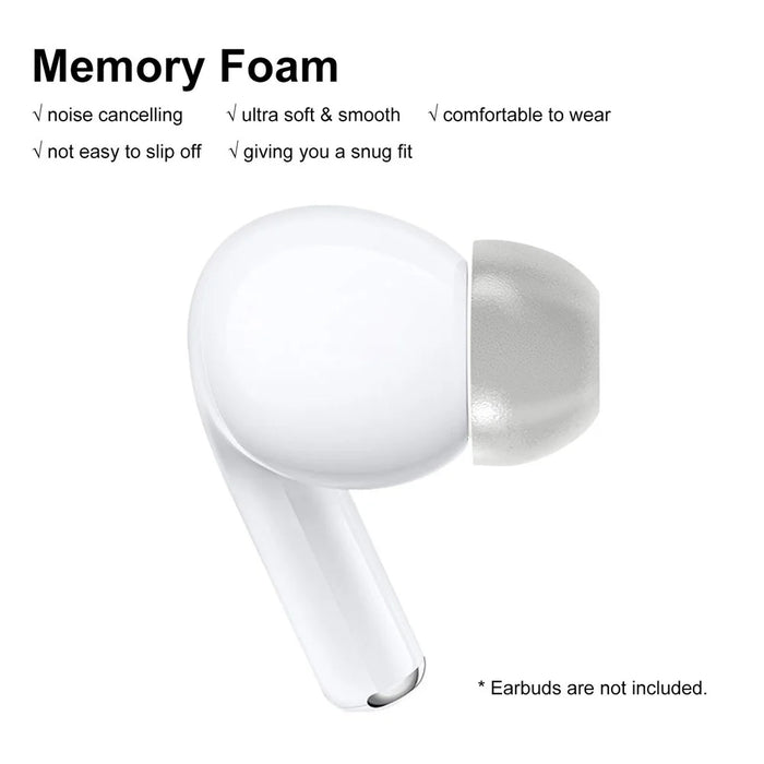 Earbuds Ear Tips Replacement for Airpods Pro Ture Wireless EarBuds for In-Ear Headphone Accessories - Black/3 Pairs - 6