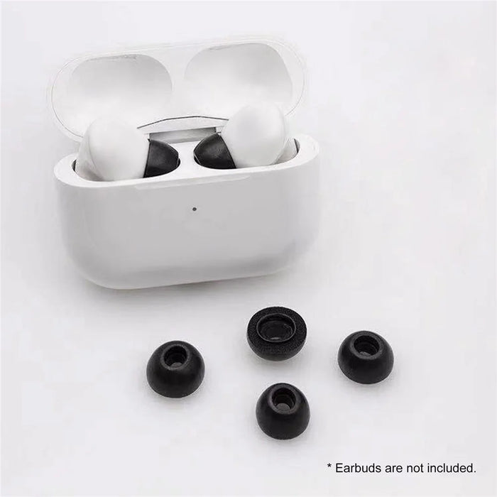Earbuds Ear Tips Replacement for Airpods Pro Ture Wireless EarBuds for In-Ear Headphone Accessories - Black/3 Pairs - 7