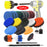 31Pcs/Set Electric Drill Brush Include Clean Cloth Scrub Pads Sponge Power Scrubber Brush with Rotate Extend Long Attachment Clean Tool - 1