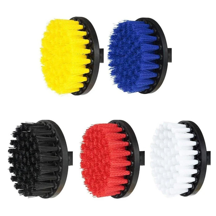 31Pcs/Set Electric Drill Brush Include Clean Cloth Scrub Pads Sponge Power Scrubber Brush with Rotate Extend Long Attachment Clean Tool - 7