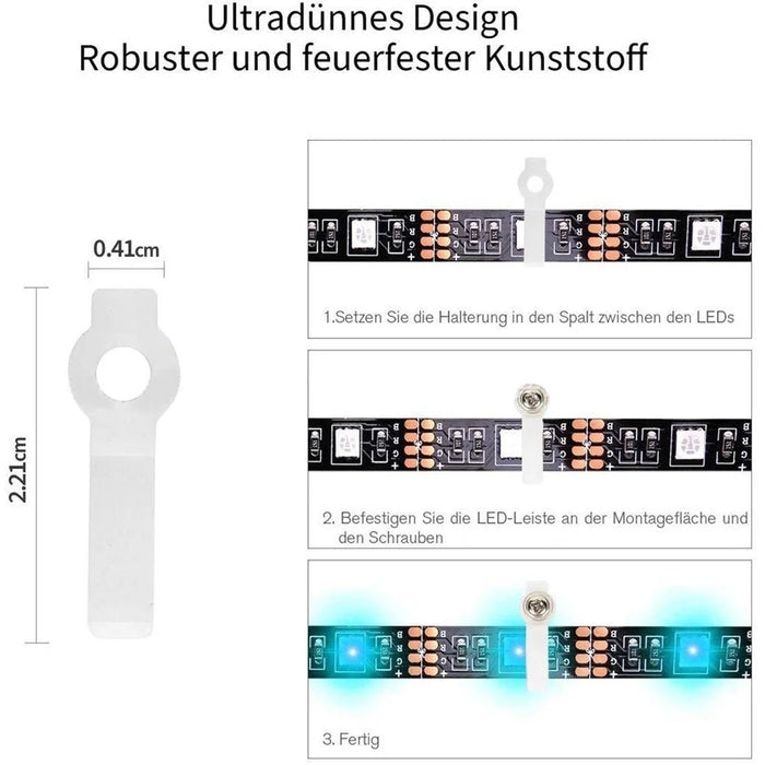 95pcs 5050 RGB LED Light Wire Strip Connection Connector Terminal-Splice Kit Accessory Tool - 2