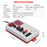 LED Power Lamp Tester Box Test Clamp Electric Power Meter for Bulb Lamp Electric Parameter Measurement - EU Plug - 3