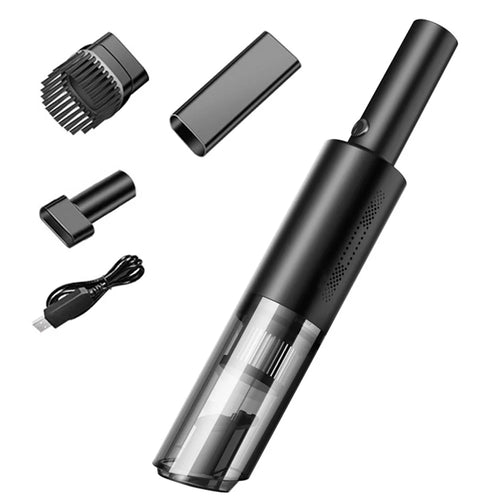 Car Vacuum Cleaner 6000Pa  High Power Handheld Vacuum Cordless Portable Mini Vacuum Cleaner for Car/Home/Pet Hair - Cordless/Black - 1