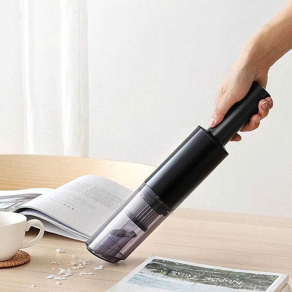 Car Vacuum Cleaner 6000Pa  High Power Handheld Vacuum Cordless Portable Mini Vacuum Cleaner for Car/Home/Pet Hair - Cordless/Black - 5