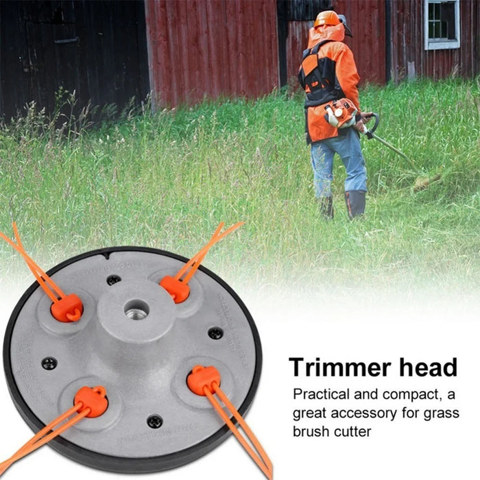 Durable Universal Lightweight String Trimmer Attachment Head for Brushcutter - 1