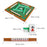 For Travel Family Leisure Time Portable Mini Mahjong Set with Folding Mahjong Table - 4