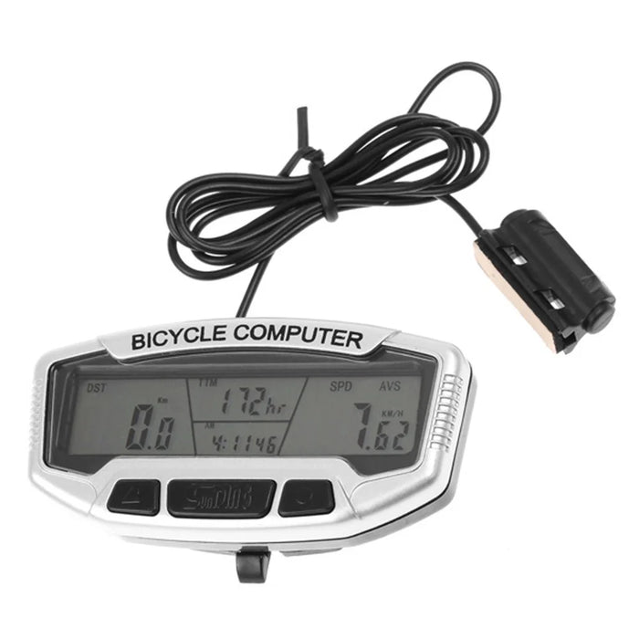 Waterproof Bike Digital LCD Computer Odometer Auto Backlight 27 Functions Bicycle Speedometer Velometer - 1