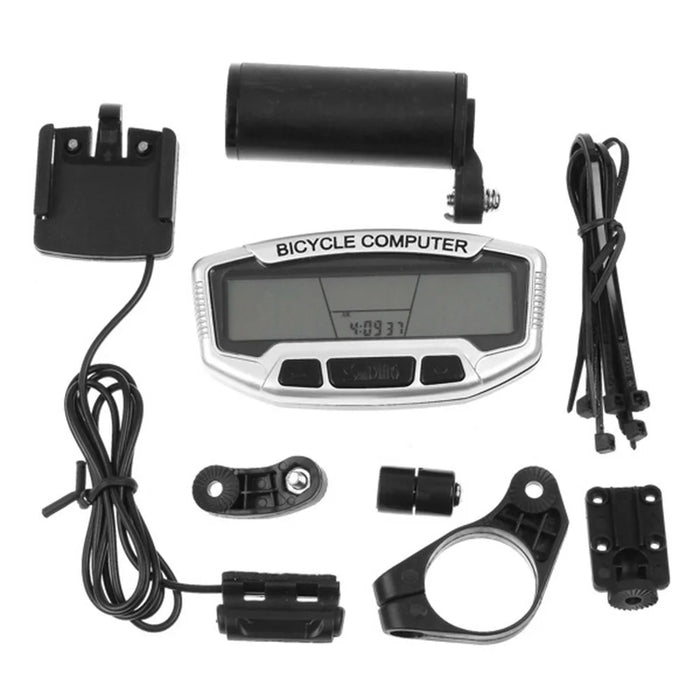 Waterproof Bike Digital LCD Computer Odometer Auto Backlight 27 Functions Bicycle Speedometer Velometer - 3