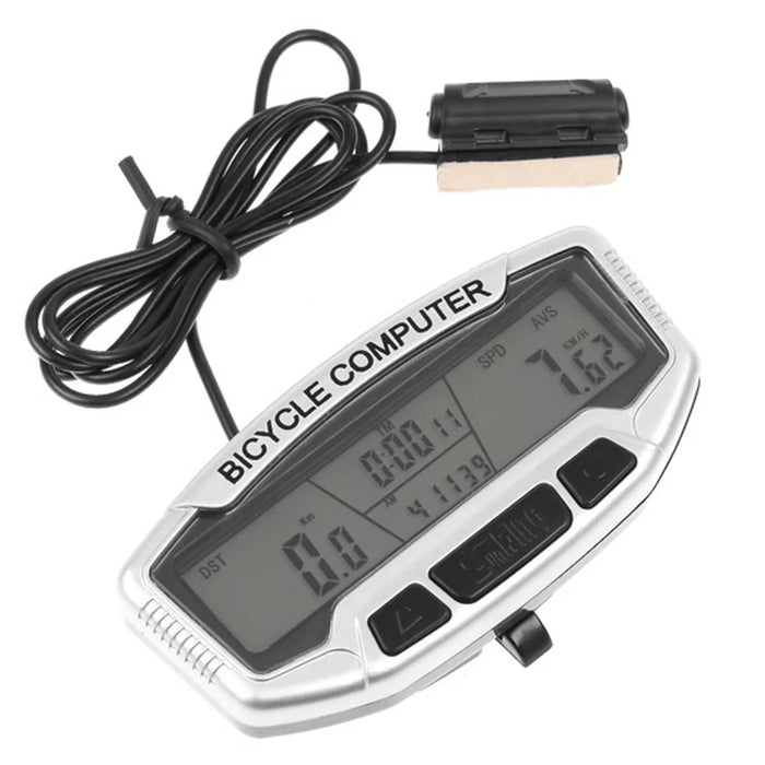 Waterproof Bike Digital LCD Computer Odometer Auto Backlight 27 Functions Bicycle Speedometer Velometer - 6