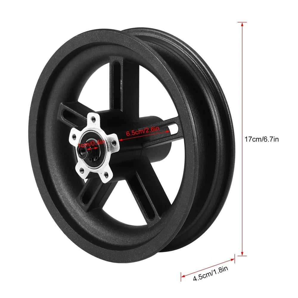 For Xiaomi M365/Pro Electric Scooter Rear Wheel Hub Replacement Metal Rear Rim Cycling Riding Accessory - 4