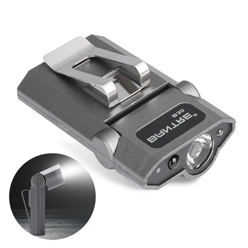Cap Hat Light Rotatable LED Headlamp Pocket Clip Light Clip-on Hat Light Hands Free for Hiking Camping Fishing Mountaineering - 1