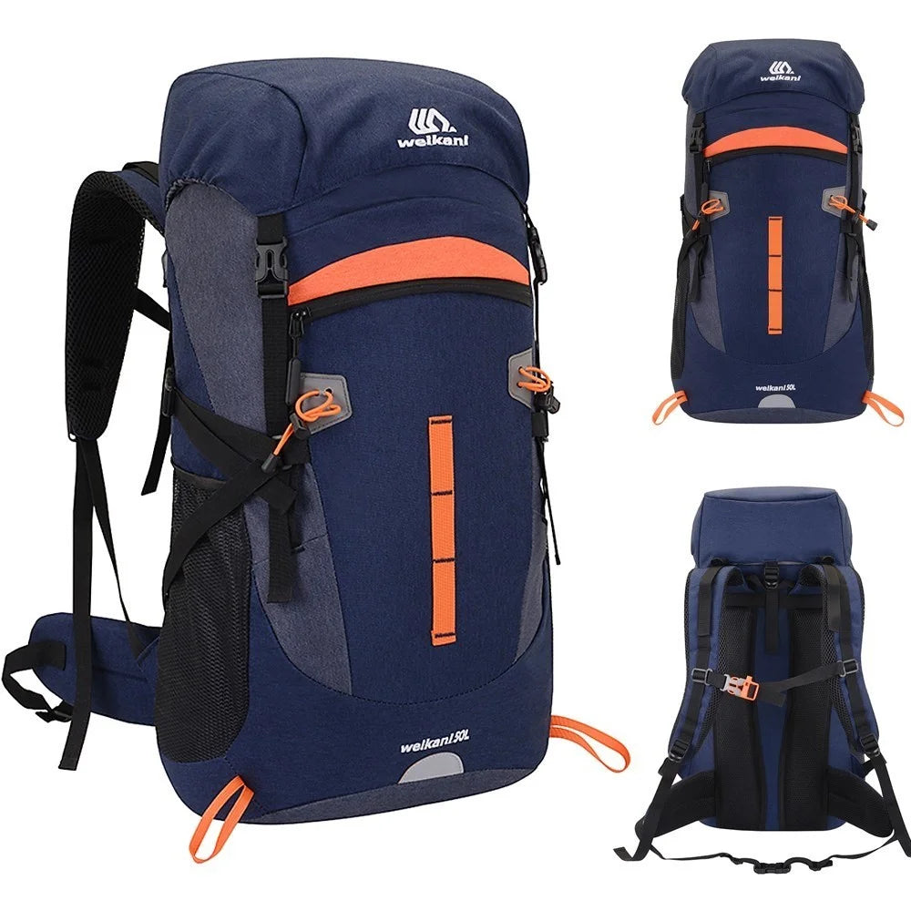 WEIKANI For Camping  Jogging Outdoor Ultralight Waterproof Large Capacity Backpack Bag - Blue - 1