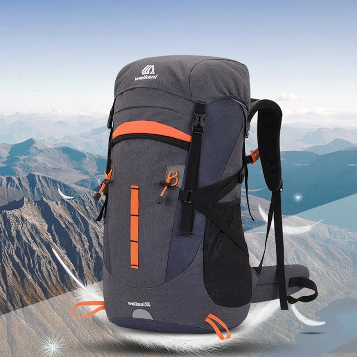WEIKANI For Camping  Jogging Outdoor Ultralight Waterproof Large Capacity Backpack Bag - Blue - 2