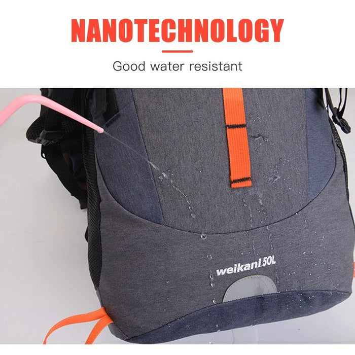 WEIKANI For Camping  Jogging Outdoor Ultralight Waterproof Large Capacity Backpack Bag - Blue - 5