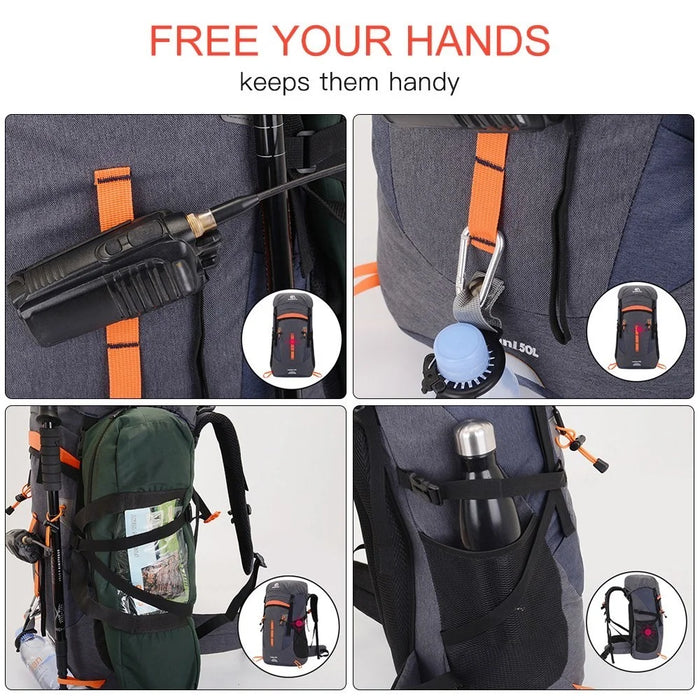 WEIKANI For Camping  Jogging Outdoor Ultralight Waterproof Large Capacity Backpack Bag - Blue - 7