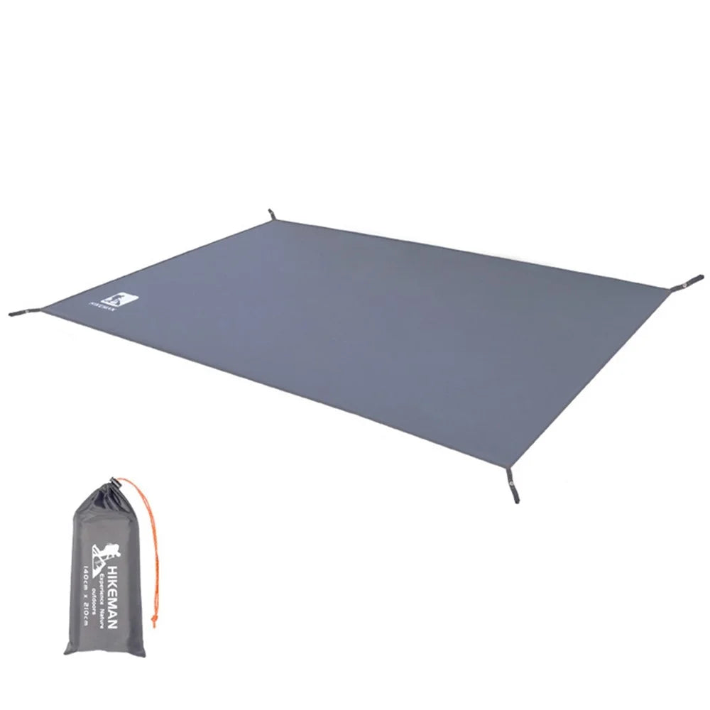 HIKEMAN Tarp Cover PU 2000 Waterproof Tent Footprint Tent Rain Fly Picnic Mat Survival Shelter Sunshade for Camping Hiking Outdoor Activities - Size: L - 1