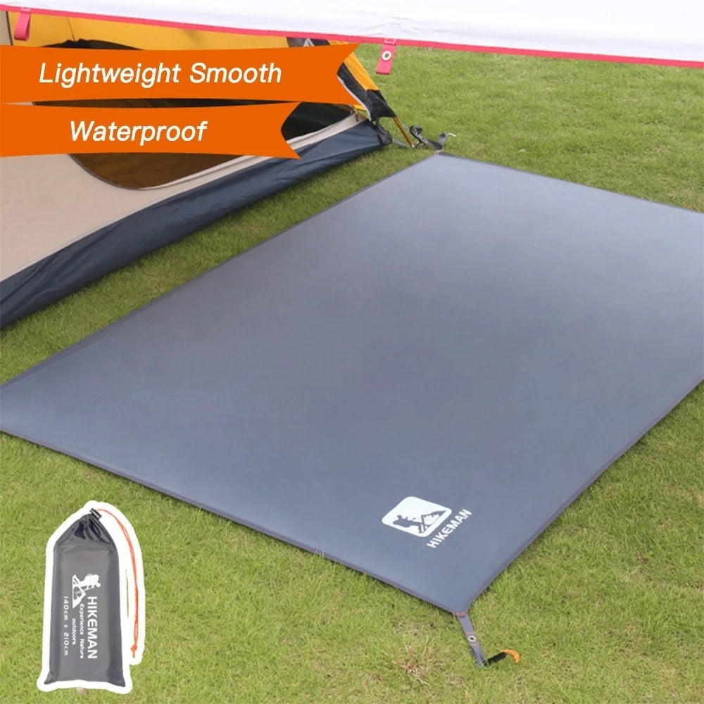 HIKEMAN Tarp Cover PU 2000 Waterproof Tent Footprint Tent Rain Fly Picnic Mat Survival Shelter Sunshade for Camping Hiking Outdoor Activities - Size: L - 7