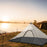 Outdoor Sports Mesh Tent Backpacking Hiking Camping Tent with Carrying Bag - Black - 6