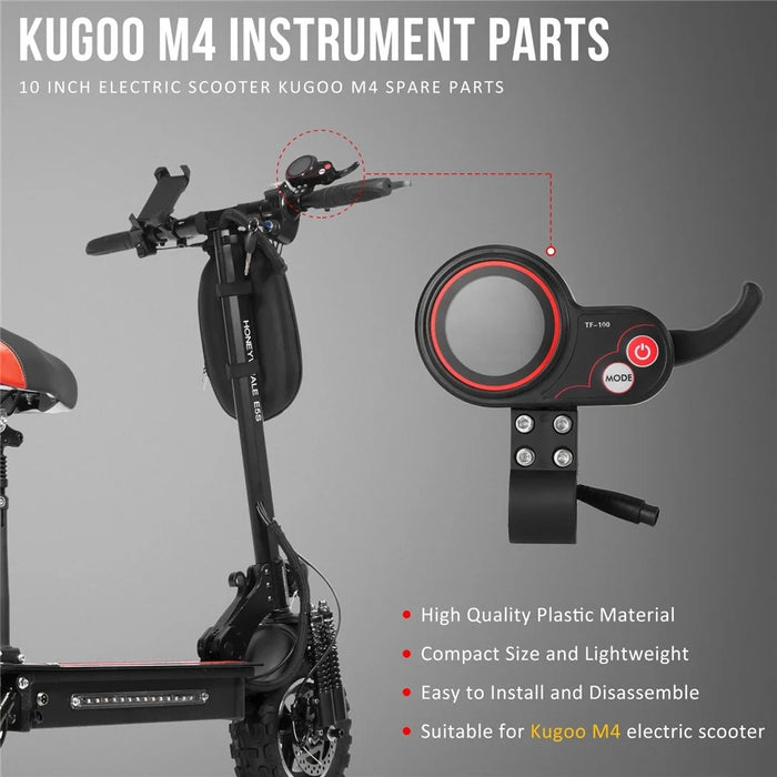 Electric Scooter Instrument Display E-Scooter Dashboard Electric Lightweight Element Dashboard for Kugoo M4 Kick Electric Scooter Spare Parts Skateboard Accessory - 3