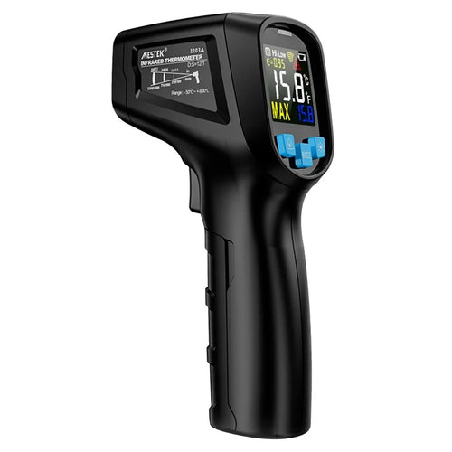 MESTEK IR03A -50 to 400 Degree Handheld Infrared Thermometer Non-Contact Digital Laser Industrial IR Temperature Tester with LCD Display - 1