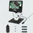 ANDONSTAR AD208 8.5 Inch LCD Digital Microscope 5X-260X Video Microscope with Adjustable Metal Stand and LED Light - 7