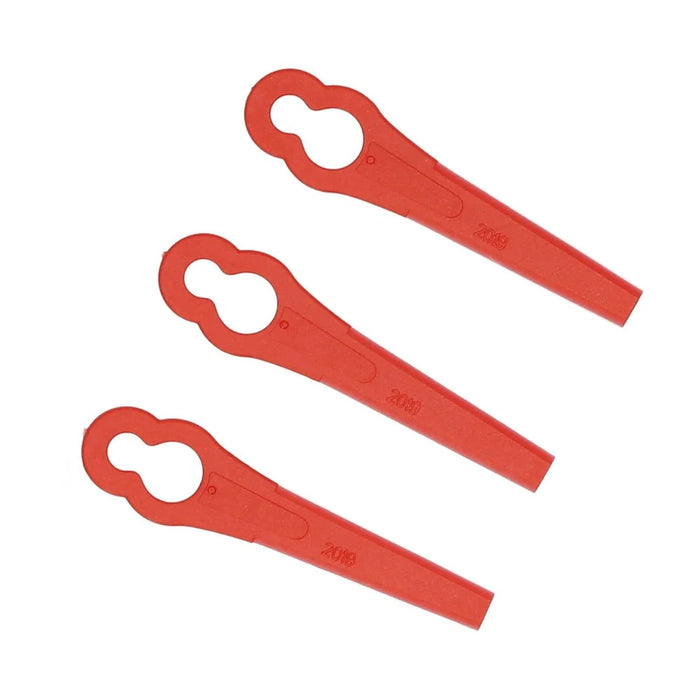 100 Pcs/Pack 83mm Plastic Durable Cutter Cutting Accessories for Strimmers Lawn Mower Grass Trimmer Gardening Tool Replacement - 5
