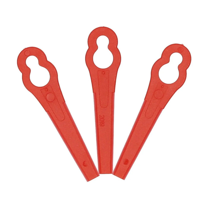 100 Pcs/Pack 83mm Plastic Durable Cutter Cutting Accessories for Strimmers Lawn Mower Grass Trimmer Gardening Tool Replacement - 7