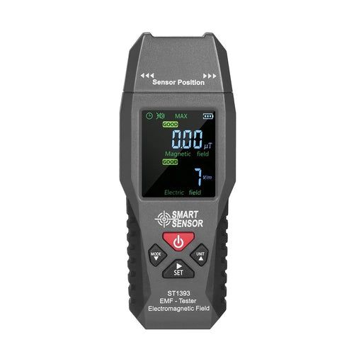 SMART SENSOR ST1393 EMF Meter Electromagnetic Field EMF Detector Handheld Mini Digital LCD Radiation Tester - 1