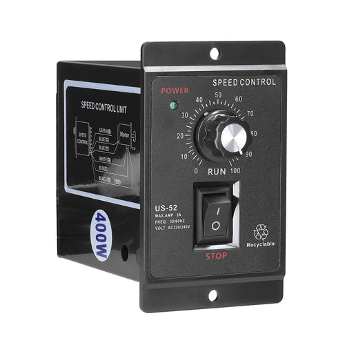 High Accuracy Anti-slip Rotation Knob Design Alternating Current Single-phase Asynchronous Motor Electronic Stepless Speed Regulation Speeds Controller - 1