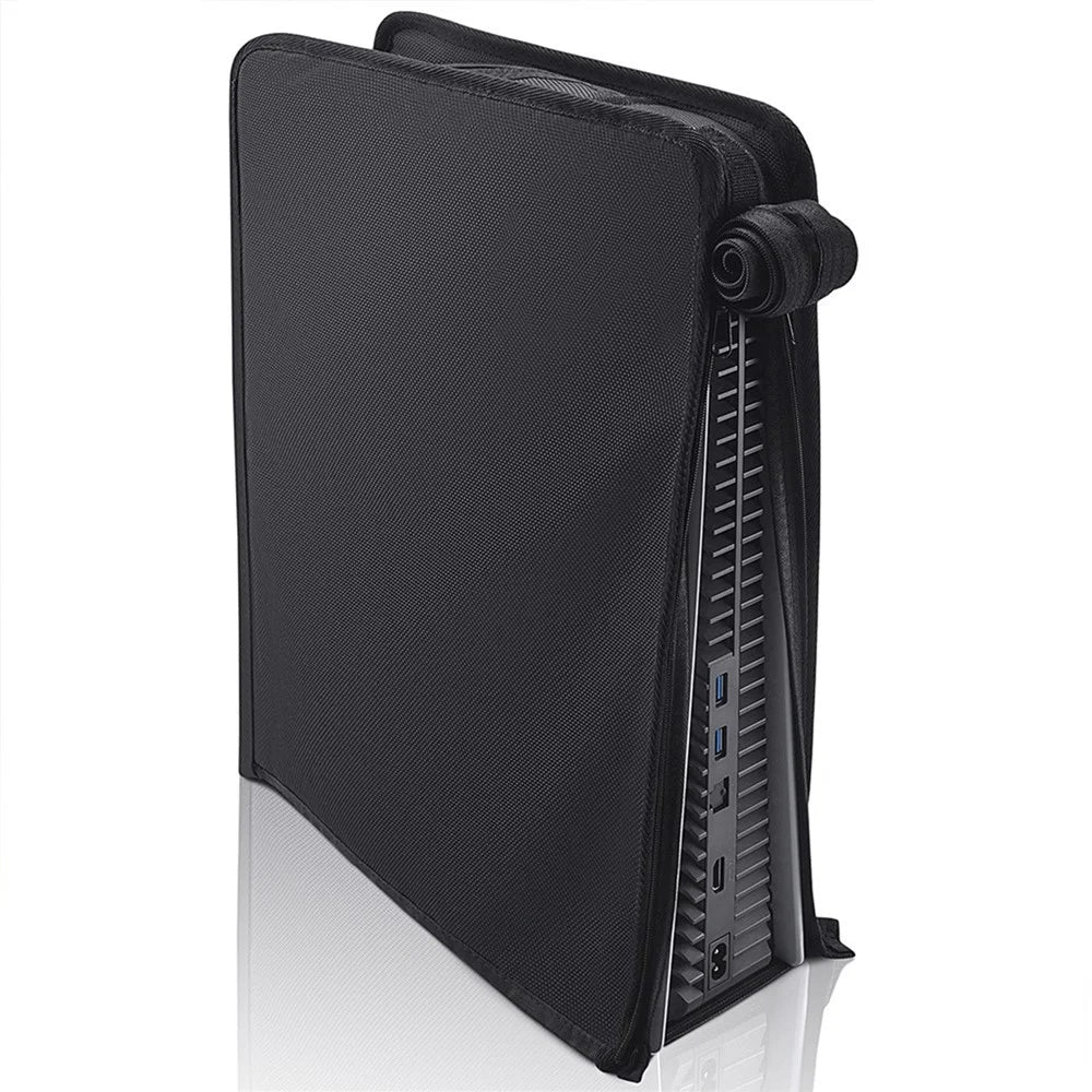 JYS Waterproof Soft Dust Cover Hollow Design Standing Position Replacement for PS5 Console Optical Drive Version Digital Version - 1
