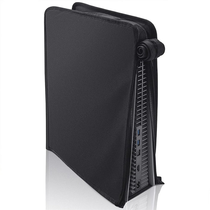 JYS Waterproof Soft Dust Cover Hollow Design Standing Position Replacement for PS5 Console Optical Drive Version Digital Version - 1