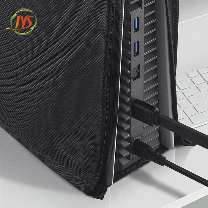 JYS Waterproof Soft Dust Cover Hollow Design Standing Position Replacement for PS5 Console Optical Drive Version Digital Version - 3