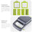 Vegetable Cutter Fruit Slicer Anti-rust Multifunctional Potato Peeler Carrot Grater Garlic Crusher Kitchen Accessories - 4