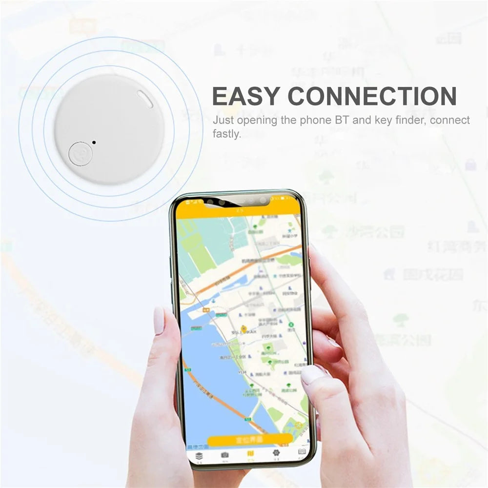 Keys Finder Locator Portable Wallet Tracker for Phones Smart Tracker Anti-Lost Tracker - White - 2