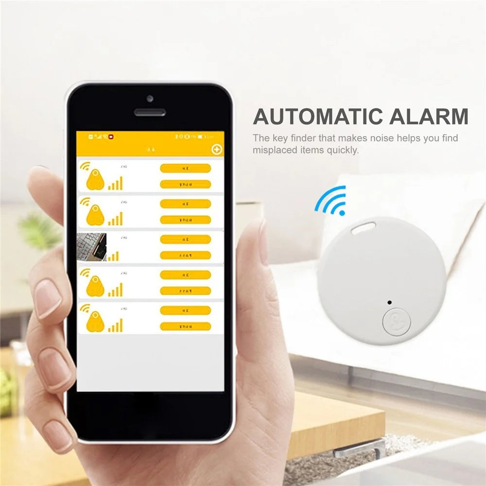 Keys Finder Locator Portable Wallet Tracker for Phones Smart Tracker Anti-Lost Tracker - White - 5