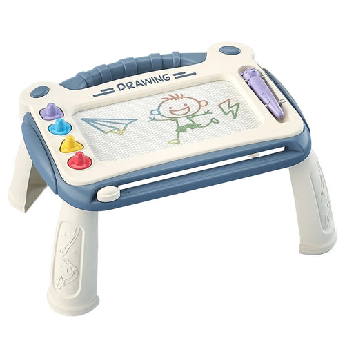 Children Magnetic Drawing Board Graffiti Painting Board for Kids Educational Toy - Blue - 1