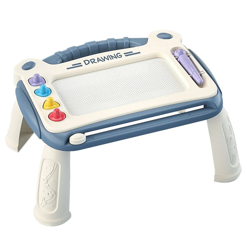 Children Magnetic Drawing Board Graffiti Painting Board for Kids Educational Toy - Blue - 5
