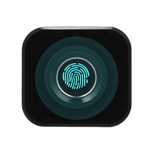 Smart Keyless Fingerprint Cabinet Lock Biometric Electric Lock Portable Fingerprint Drawer Lock for Office Drawer File Cabinet, Black - Type 1 - 1