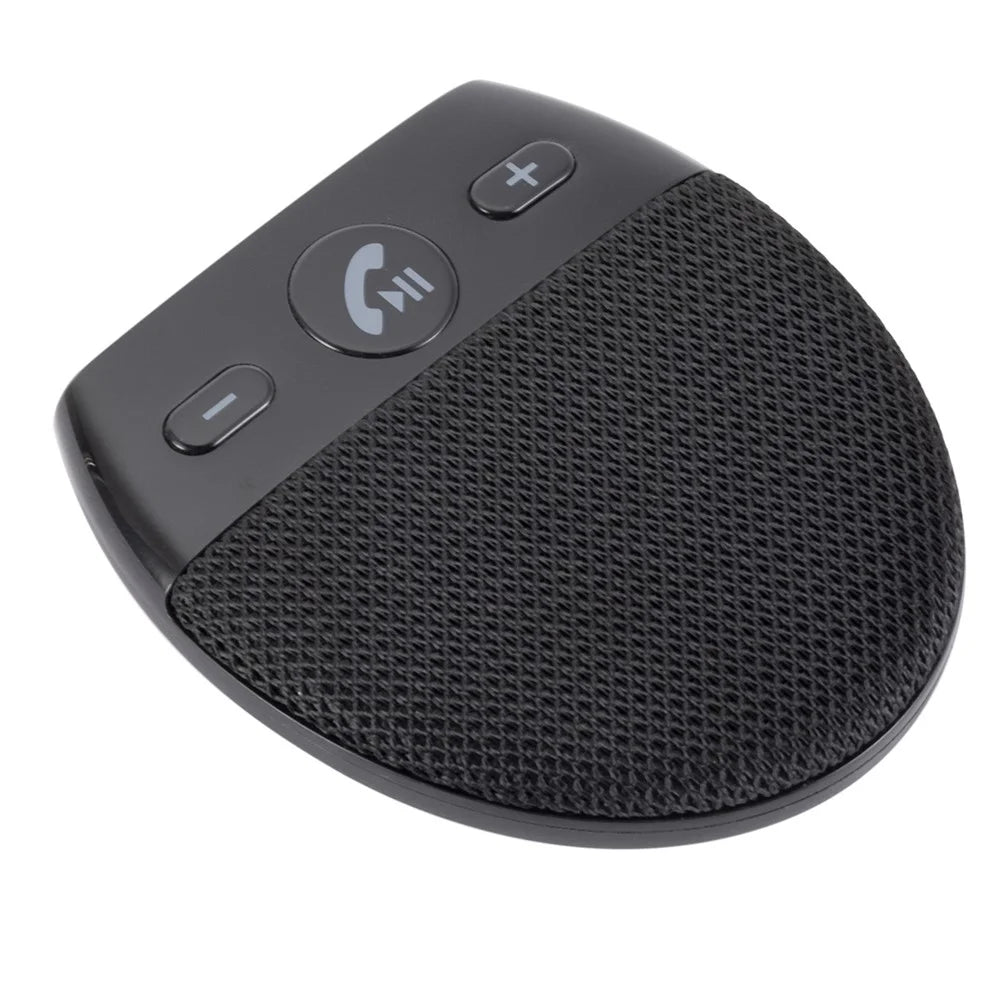 Bluetooth-compatible Car Speaker Hands Free Speakerphone USB Charging Speakerphone with Clip for Hands-Free Call Music Wireless Car Speaker Supports Answering Rejecting Calls Voice Dialing Playing Music - 1