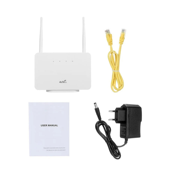 4G Wireless Router LTE CPE Router 300Mbps Router with SIM Card Slot European Version - EU Plug - 2