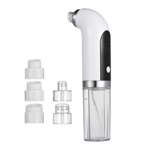 Electric Small Bubble Blackhead Remover USB Rechargeable Strong Suction Vacuum Suction Water Cycle Pore Cleaner Acne Pimple Black Head Extractor - 1