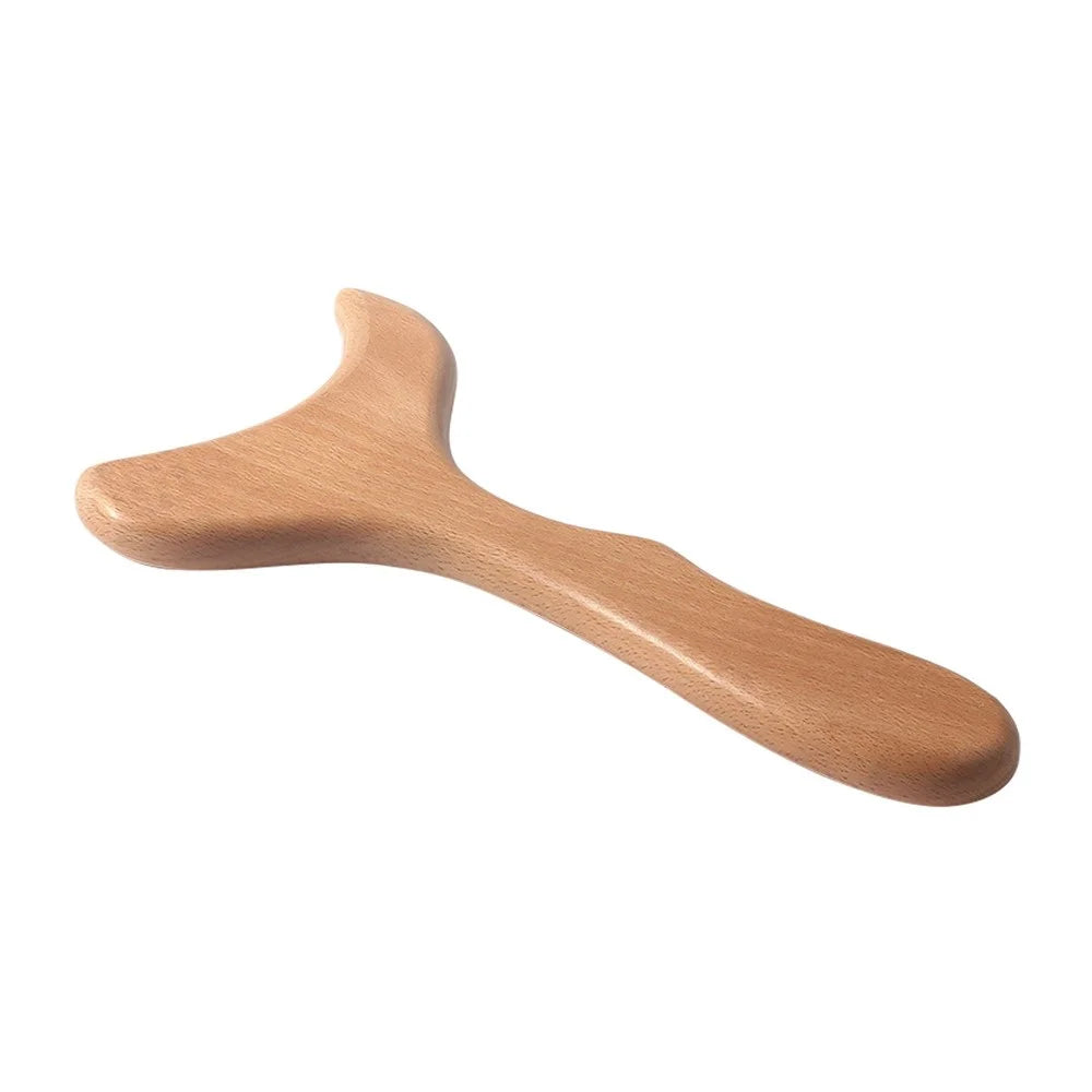 Wooden Lymphatic Drainage Tool Fitness Massage Paddle Professional Gua Sha Soft Tissue Body Sculpting Anti-Cellulite Muscle Release - 2