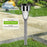 For Outdoor Decorative Waterproof Anti-Deform Stainless Steel Brightest Solar Lights - 10 PCS - 5
