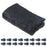 2x6m Shade Cloth Cover Sunblock Net 50% UV Resistant Garden Mesh Netting Cover wtih 16pcs Clips for Greenhouse  Patio Plant Flowers Chicken Coop - Black - 1
