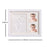For Baby Simple Photo Frame with Mud Hand Footprint Nursery Decor - Black - 2