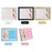 For Baby Simple Photo Frame with Mud Hand Footprint Nursery Decor - Black - 7