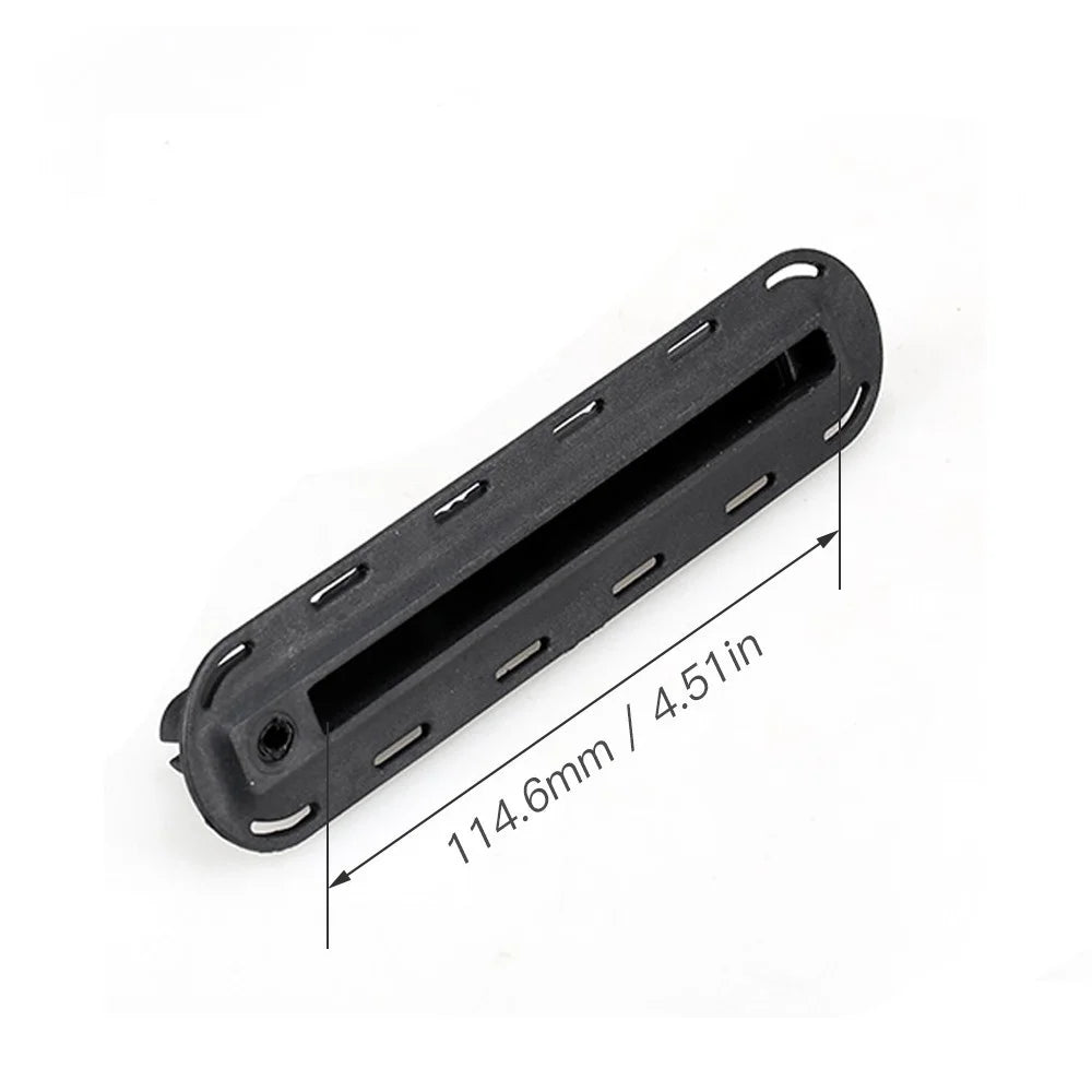 3Pcs Future Tri Fins Box Plugs Fin Base SUP Screw Surf Fins Plugs Set Extra Fin Key Fin Screws - Black - 5