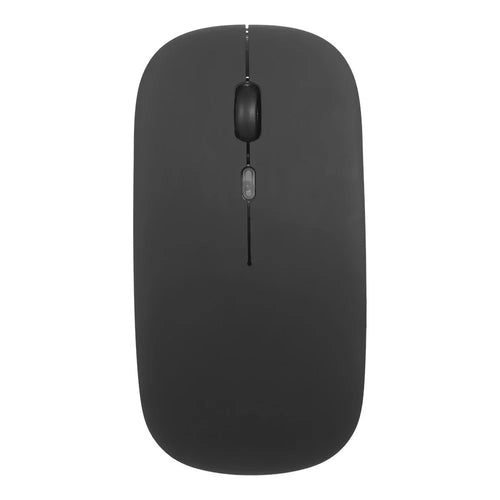 Wireless Slim Mouse Less Noise Adjustable Rechargeable Mouse for Laptop Computer - Black - 1